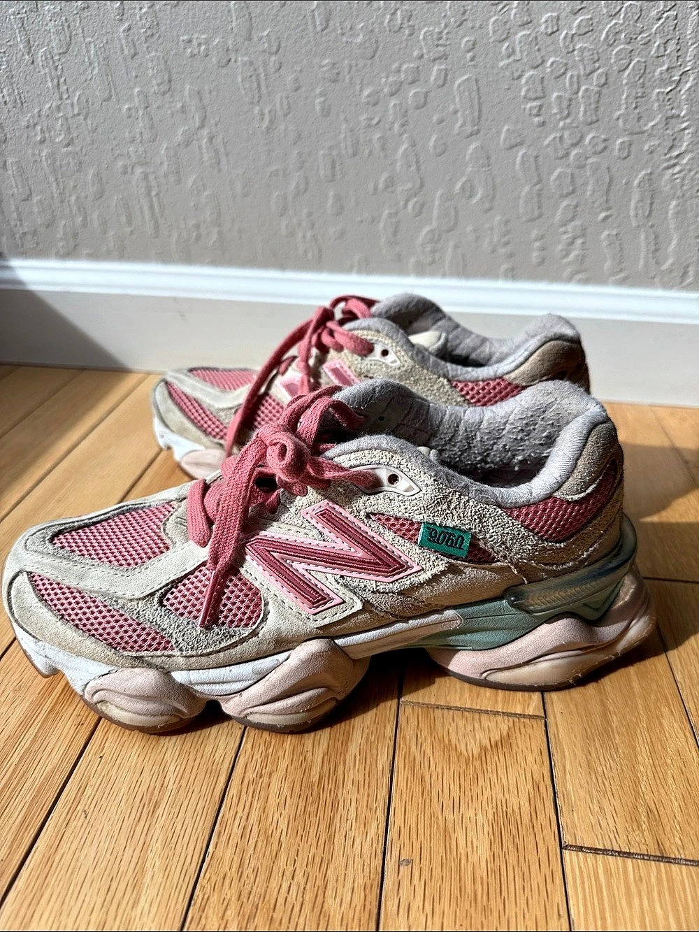 New Balance 9060 Great Plains/Twilight Haze (Beige Pink) Sneakers Pink & Gray